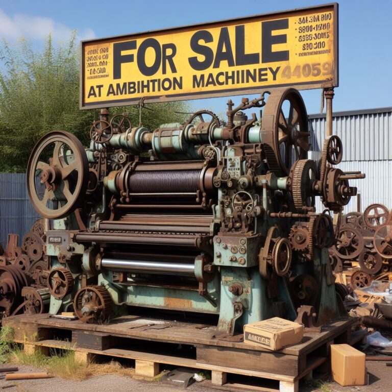 What is Ambition Machinery? It is a hub for buying used machinery ...